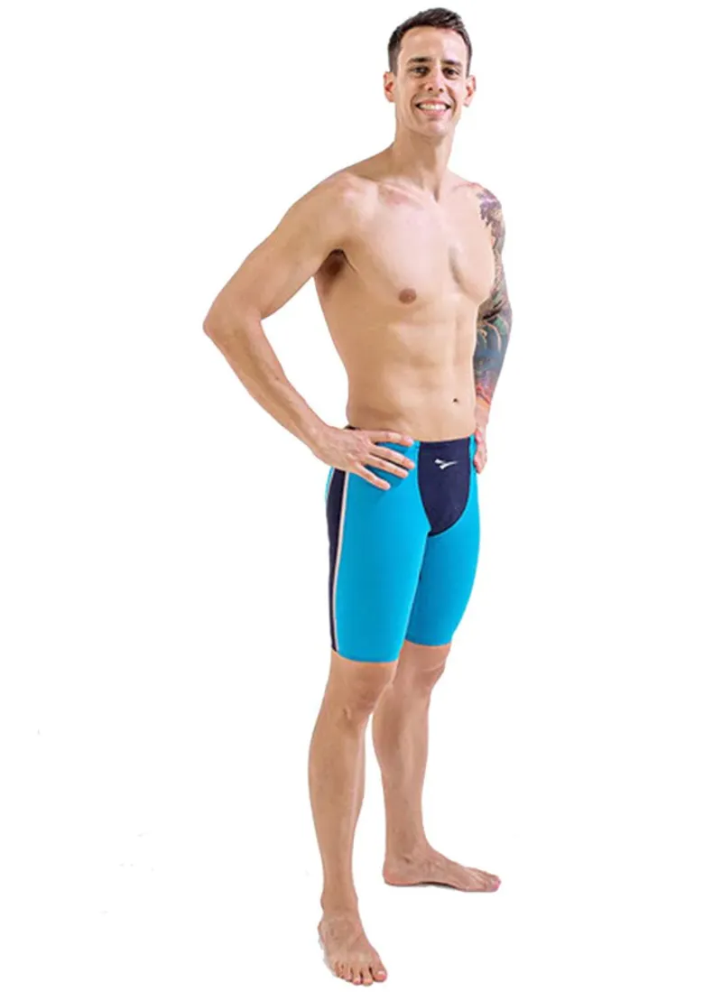 Finis Men's Rival Jammer Navy/Aqua-3